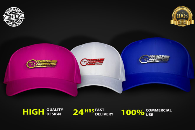 I will create amazing hat cap design for you in 24 hours