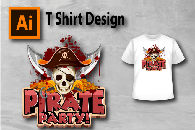 I will create amazing text and graphic based custom t shirt design