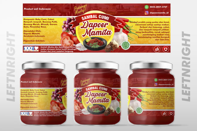 I will create an amazing product label design or packaging design