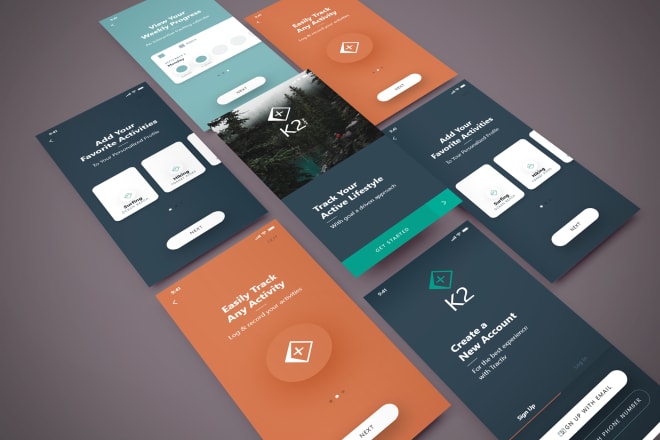 I will create an awesome app design UI UX mockup