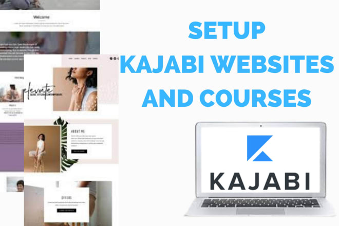 I will create an online course and website in kajabi