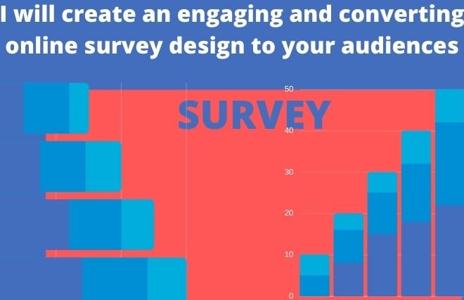 I will create and convert an online survey design for your audience