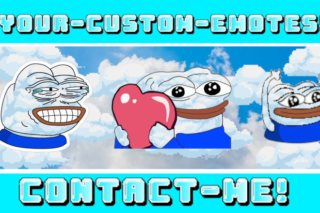 I will create and edit twitch emotes for you