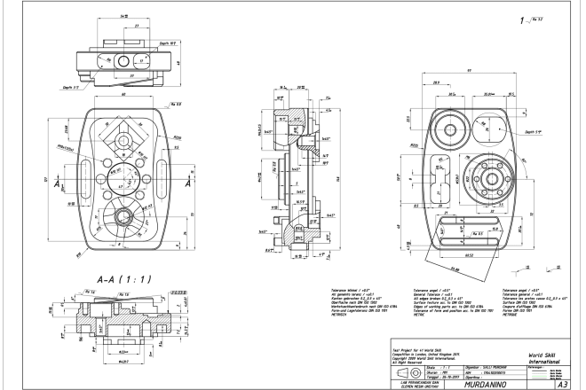 I will create any engineering drawing within 24 hours