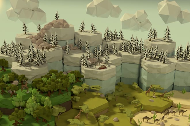 I will create any small or low poly game