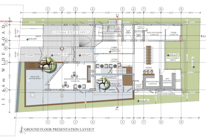 I will create architectural plan drawings