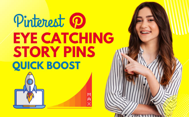 I will create attention grabbing pinterest story pins