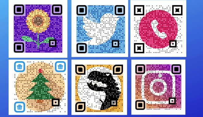 I will create custom qr code design with your logo