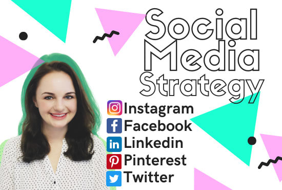 I will create custom social media strategy, to help you grow