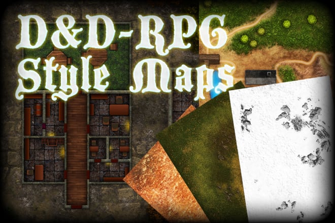 I will create dnd and rpg map and tiles