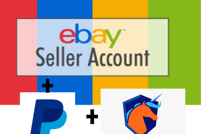 I will create ebay seller account with active listings and paypal