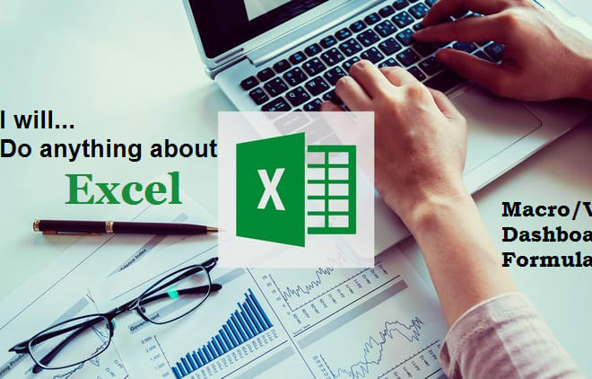 I will create excel macro, vba script