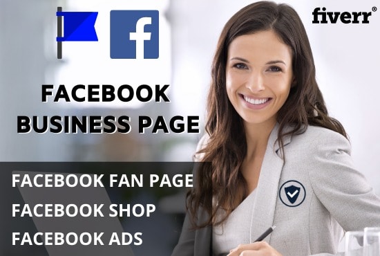 I will create facebook business page and setup fb shop or fanpag