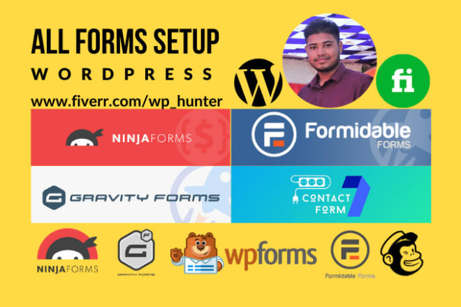 I will create, fix all wordpress forms like gravity form