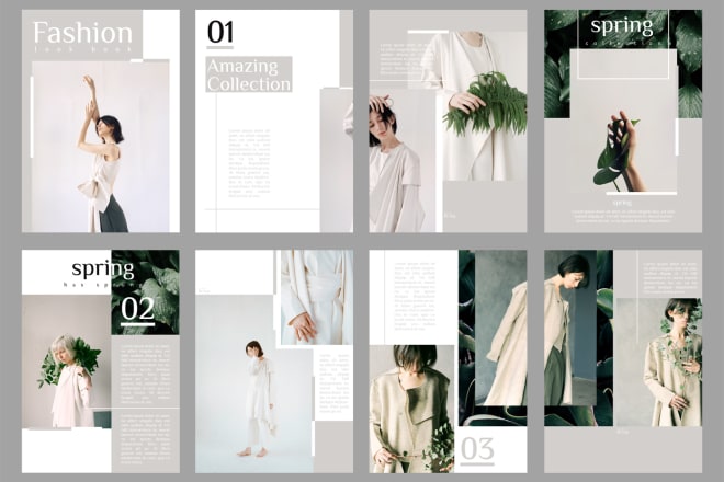 I will create lookbook, line sheet, product catalogue, clickable catalog and brochure