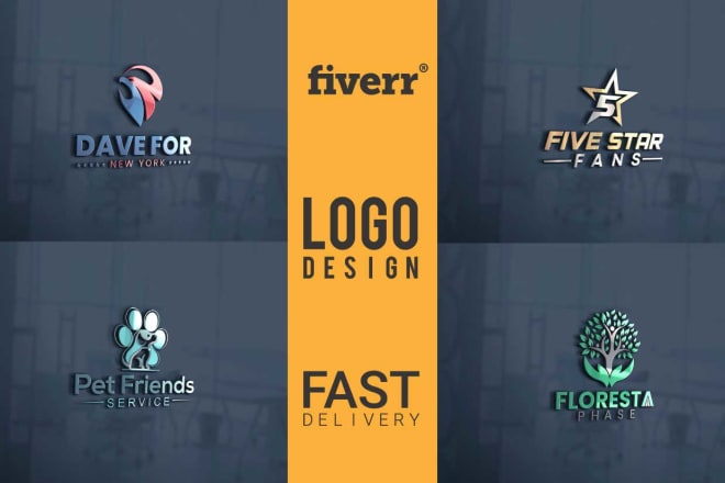 I will create modern minimalist business logo and graphic design