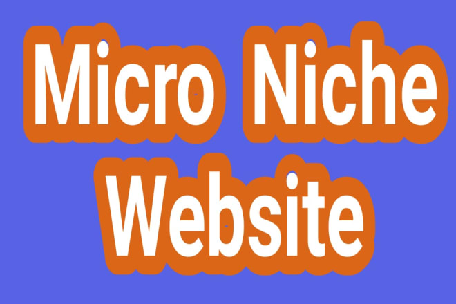 I will create money making micro niche website