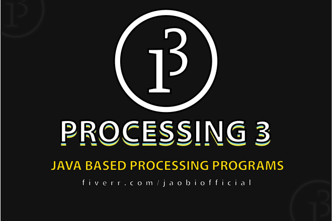 I will create or help with java based processing programming sketch