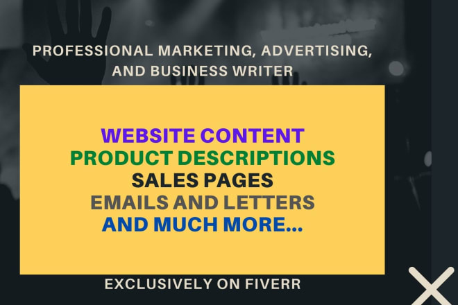 I will create powerful sales, ad and website copywriting