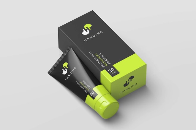 I will create product packaging design and 3d mockup