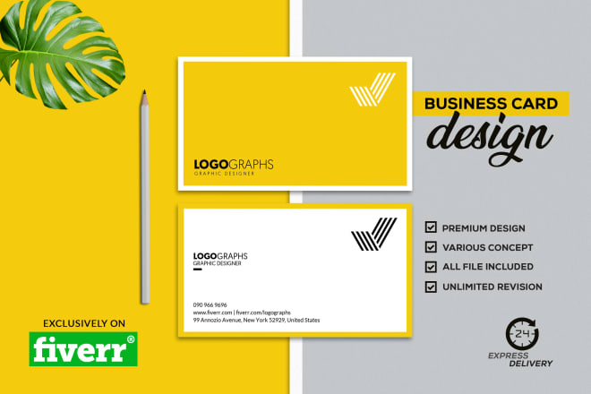 I will create professional business card design