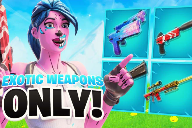 I will create professional fortnite thumbnails or wallpapers