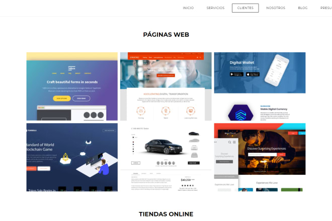 I will create professional web page design