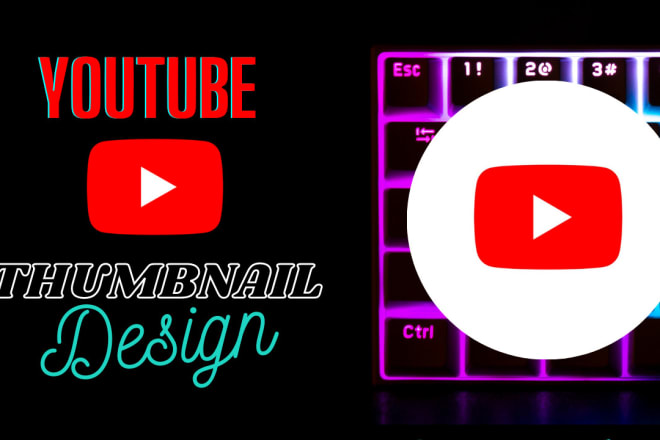 I will create professional youtube video thumbnail and promotional video marketing