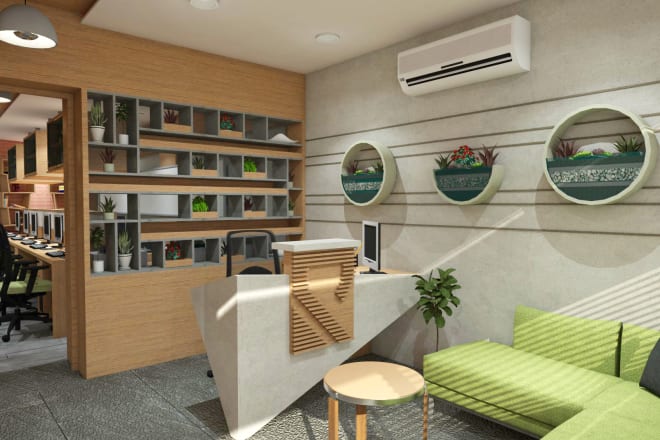 I will create realistic interior and exterior rendering within 48 hrs