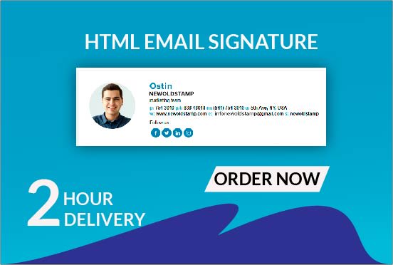 I will create responsive clickable html email template and email signature