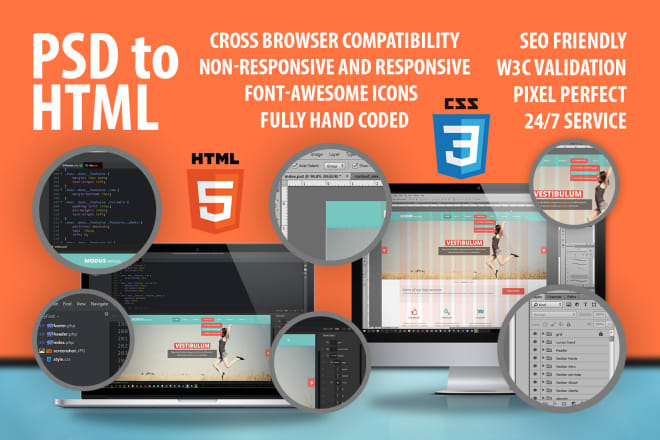 I will create responsive html5, css3, bootstrap website on fiverr