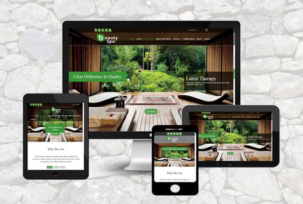 I will create responsive website design