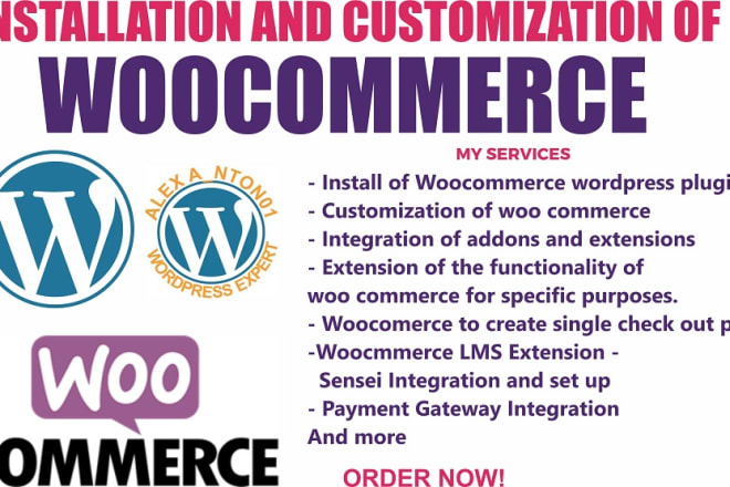 I will create responsive woocommerce wordpress website design,wordpress blog design