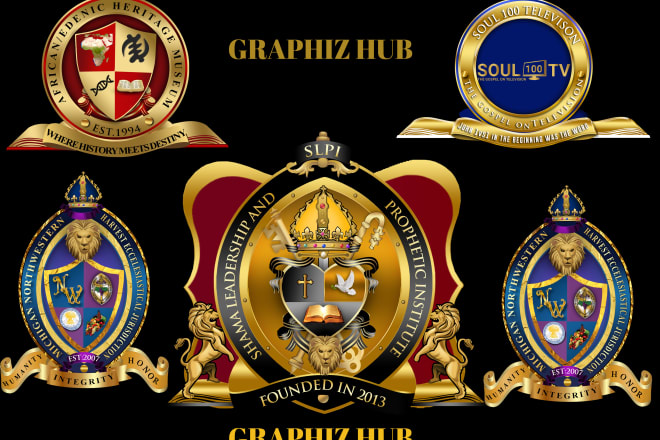 I will create stunning church seal logo, apostle or bishop seal