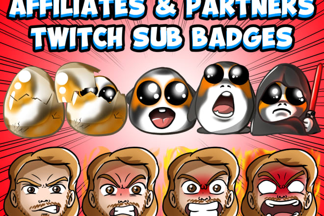 I will create subscribers badges for twitch, youtbe