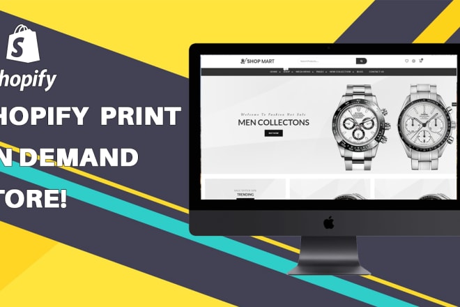 I will create you a high converting print on demand shopify store