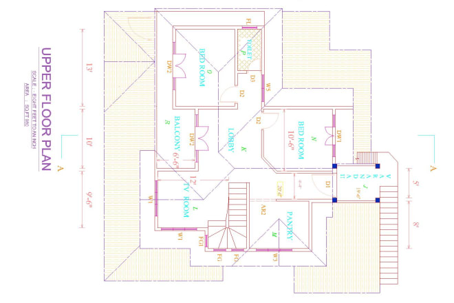 I will create your dream house in autocad and floor plans