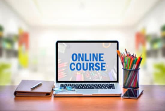 I will create your online course content outline and development on any topic
