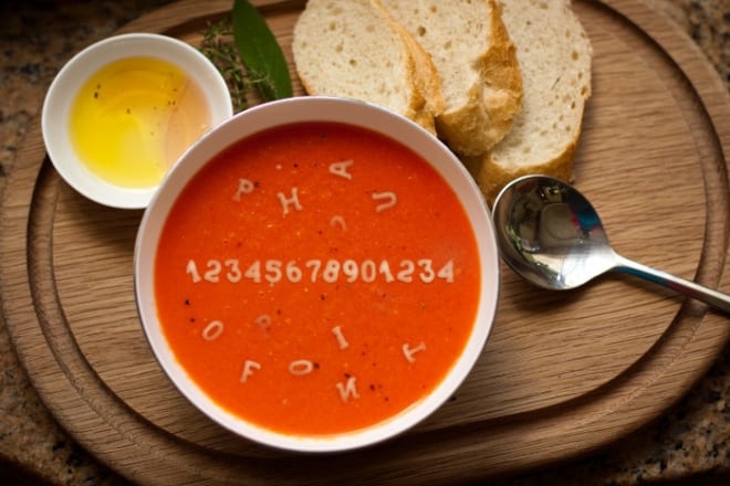 I will create your text on a soup