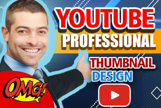 I will create youtube thumbnail design