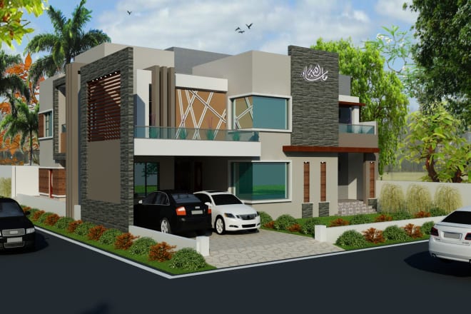 I will creative design your house 2d and 3d drawing
