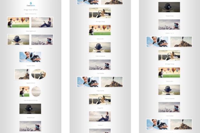 I will csS3 Image Hover Effects Pure CSS