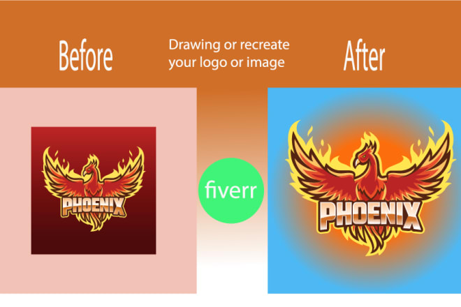 I will custom or tracing image or logo raster to vector