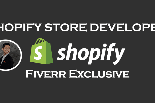 I will custom shopify store development