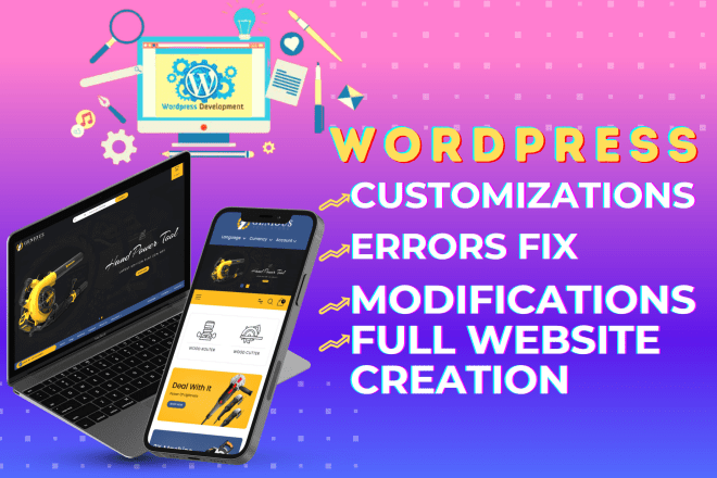I will customize, modify and fix any wordpress website