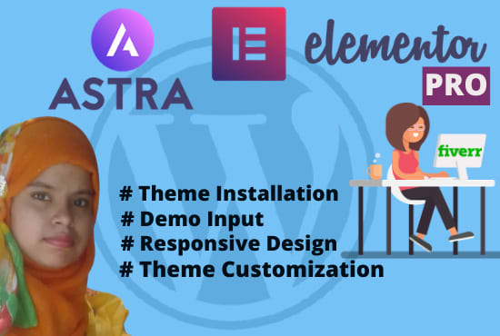 I will customize wordpress website with astra or elementor pro