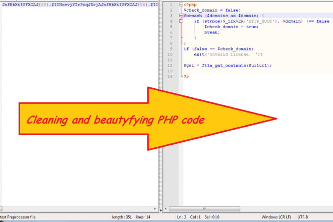 I will decode your PHP code