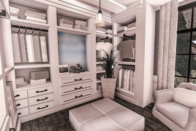 I will decorate the interior of your house in bloxburg