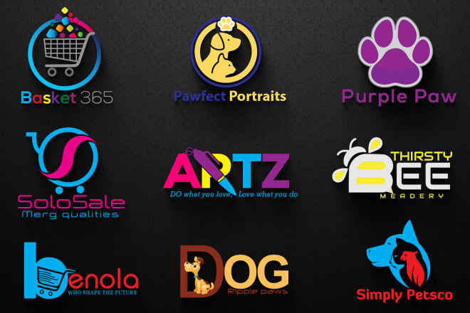 I will design 2d and 3d logo for your pets, ecommerce and shopify store in 12 hour