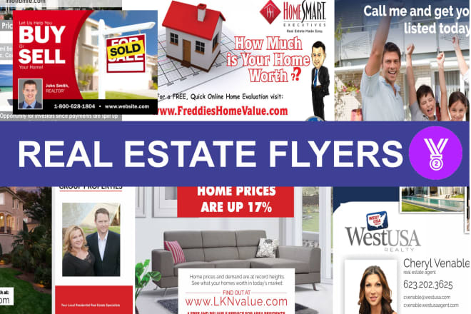 I will design a beautiful selling real estate flyer
